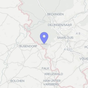 Karte von Saarlouiser Straße  66, 66798 Wallerfangen , Ittersdorf