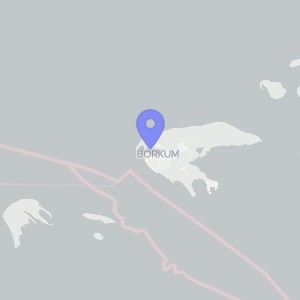 Karte von Kaapdelle 14, 26757 Borkum