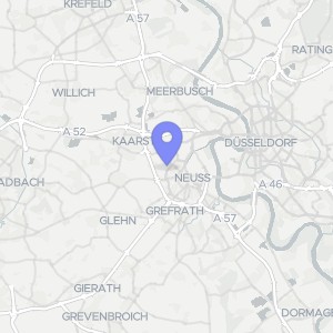 Karte von Merowinger Straße 21, 41462 Neuss