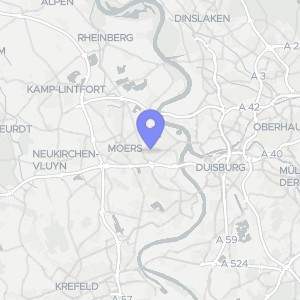 Karte von Homberger Straße 335, 47443 Moers