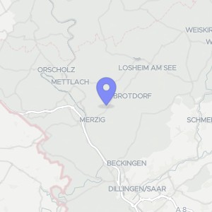 Karte von Zum Klinkerberg  9, 66663 Merzig, Brotdorf