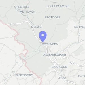 Karte von Wendelinusstr. 11, 66701 Beckingen, Saarfels