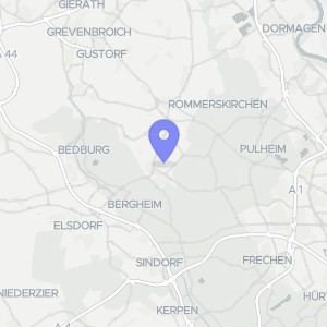 Karte von Brandenburger Straße 29, 50129 Bergheim, Niederaußem