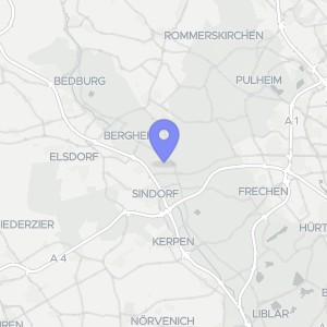 Karte von Sandstraße 121, 50127 Bergheim, Quadrath-Ichendorf