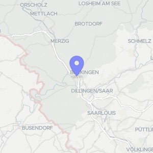 Karte von Friedhofstraße 6, 66780 Rehlingen-Siersburg , Rehlingen