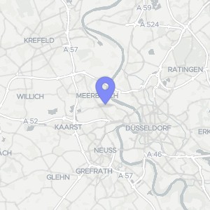 Karte von Dorfstraße 51, 40667 Meerbusch, Büderich