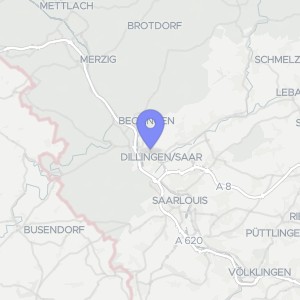 Karte von Merziger Straße  200, 66763 Dillingen