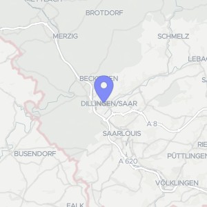 Karte von Pachtener Straße  18, 66763 Dillingen