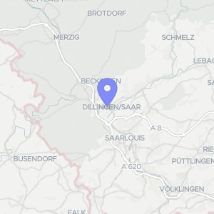 Karte von Merziger Straße  64, 66763 Dillingen