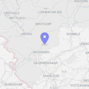 Karte von Friedhofstraße 37, 66701 Beckingen, Haustadt