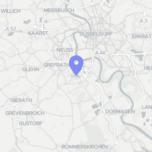 Karte von Kranichstraße 6, 41469 Neuss, Norf