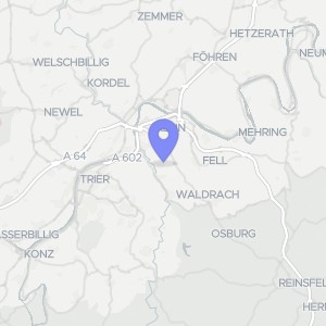 Karte von Hauptstraße  127, 54318 Mertesdorf