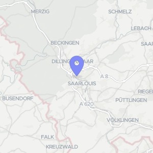 Karte von Zur Saarmühle 10, 66740 Saarlouis, Roden