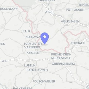 Karte von Köhlerstraße  32, 66333 Völklingen, Lauterbach