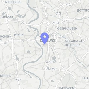 Karte von Hochfeldstraße 24, 47053 Duisburg, Hochfeld