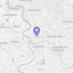 Karte von Mühlenstr. 66 a, 47137 Duisburg, Untermeiderich
