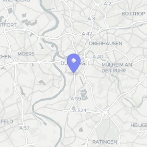 Karte von Düsseldorfer Str. 304, 47053 Duisburg, Dellviertel