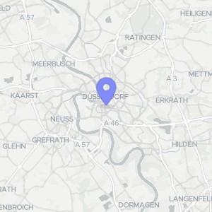 Karte von Fürstenwall 236, 236a, 40215 Düsseldorf, Friedrichstadt
