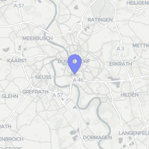 Karte von Volmerswerther Straße 26, Martinstraße 43, 00000 , Bilk