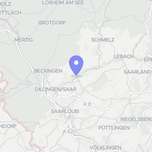 Karte von Hubertusstraße  34, 66809 Nalbach