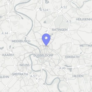 Karte von Mercedesstraße 11, 13, 40470 Düsseldorf, Derendorf