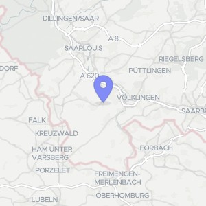Karte von Ludweilerstraße  31, 66787 Wadgassen, Werbeln