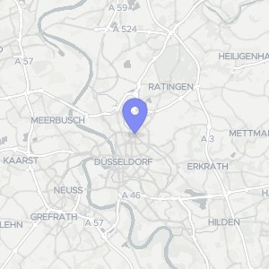 Karte von Münsterstraße 304, Nördlicher Zubringer, Nördlicher Zubringer 6, 40470 Düsseldorf, Mörsenbroich