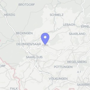 Karte von Oben am Jungenwald, 66793 Saarwellingen, Labach