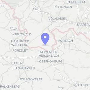 Karte von Hüttenplatz 6, 66352 Großrosseln, Karlsbrunn