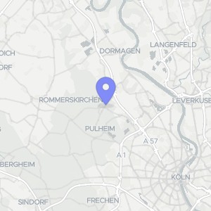 Karte von Roggendorfer Strasse 32, 50259 Pulheim, Sinnersdorf