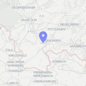 Karte von Rotheckstr. 6, 66333 Völklingen