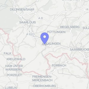 Karte von Hostenbacher Straße 56, 66333 Völklingen, Wehrden
