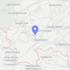 Karte von Merziger Str.  2a, 66333 Völklingen