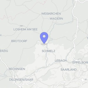 Karte von Hochwaldstraße  23, 66839 Schmelz, Michelbach