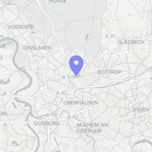 Karte von Wilhelmstraße 1, 46145 Oberhausen