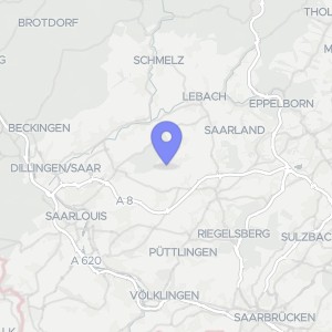 Karte von Raiffaisenstraße  14, 66793 Saarwellingen