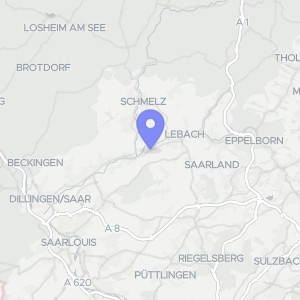 Karte von Hasenbergstraße 3, 66822 Lebach, Knorscheid