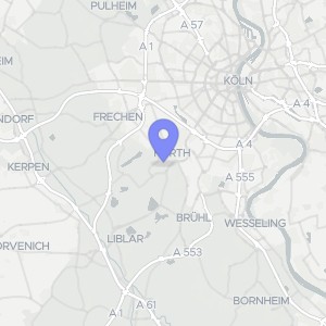 Karte von Wingertstraße 22, 50354 Hürth