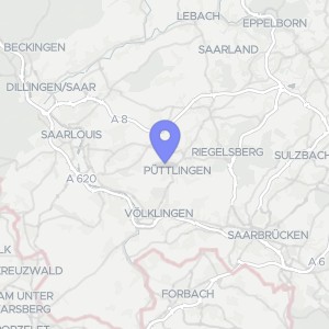 Karte von Robert-Schuman-Straße 22, 66346 Püttlingen