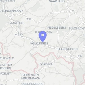 Karte von Donaustr.  9, 66333 Völklingen