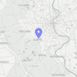 Karte von Krankenhausstraße 70, 50354 Hürth, Hermülheim