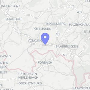 Karte von Mathildenstraße 35A, 66128 Saarbrücken