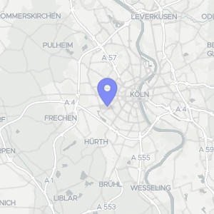 Karte von Sigmaringer Straße 8, 50935 Köln, Lindenthal