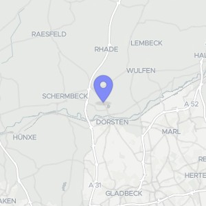 Karte von Waldstraße 3, 46284 Dorsten, Holsterhausen