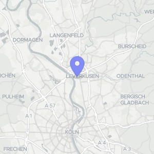 Karte von Hauptstraße 87 a, 51373 Leverkusen, Wiesdorf