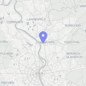 Karte von Friedensstraße 30, 51373 Leverkusen, Wiesdorf