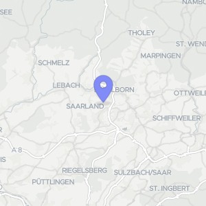 Karte von Oberer Schangengarten 12, 66571 Eppelborn, Humes