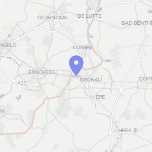 Karte von Enscheder Straße 268 c, 48599 Gronau