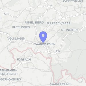Karte von Karcherstraße  4, 66111 Saarbrücken