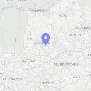 Karte von Hürkamp 8 A, 45968 Gladbeck, Butendorf